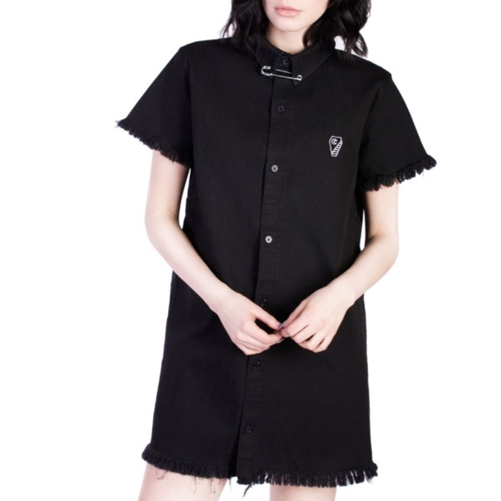 disturbia Tomb Shirt denim Dress size XL